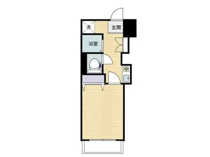 朝日プラザ相模大野(1K/3階)の間取り写真