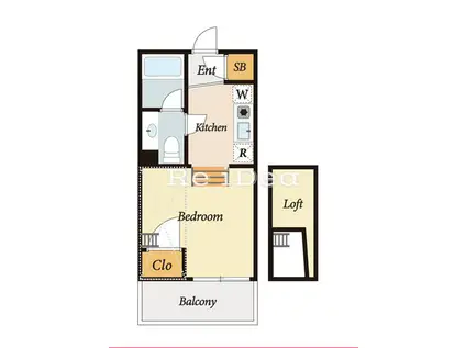 レジデンス光和109(ワンルーム/3階)の間取り写真