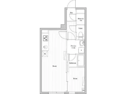 EDIT文京千石II(1LDK/3階)の間取り写真