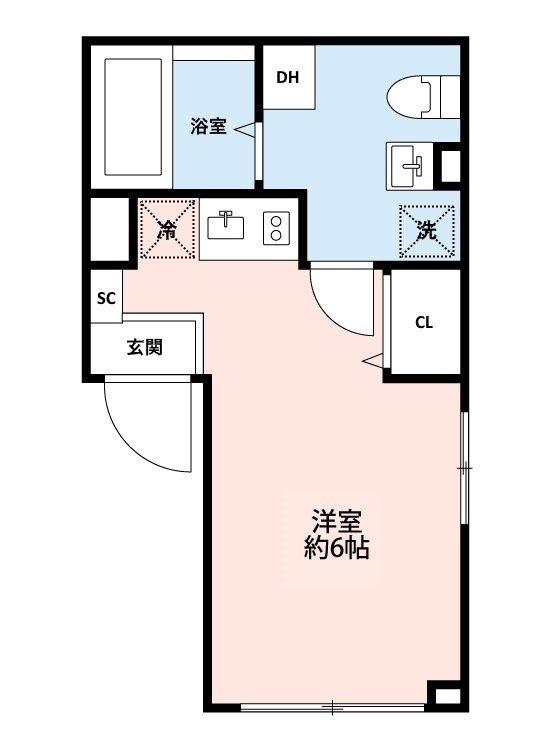 NOZOMI TERRACE(ワンルーム/3階)の間取り写真
