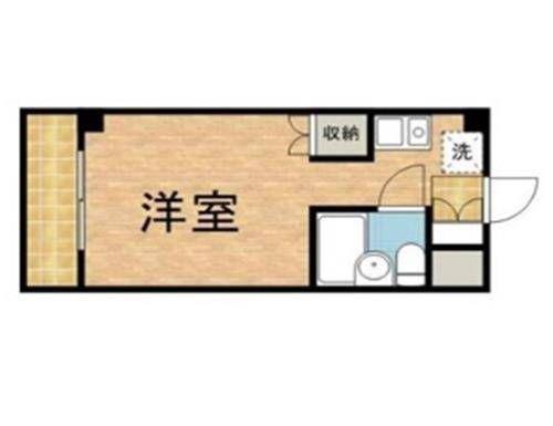 エバーグレイス分倍(ワンルーム/2階)の間取り写真