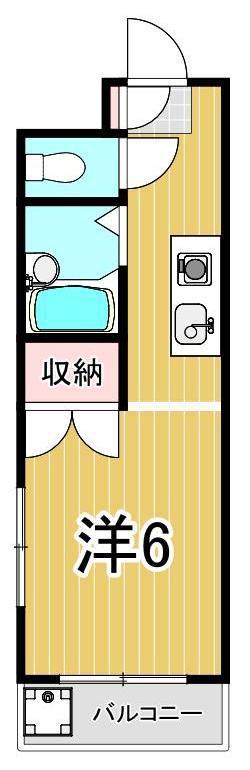 BLD.SATO(1SK/4階)の間取り写真