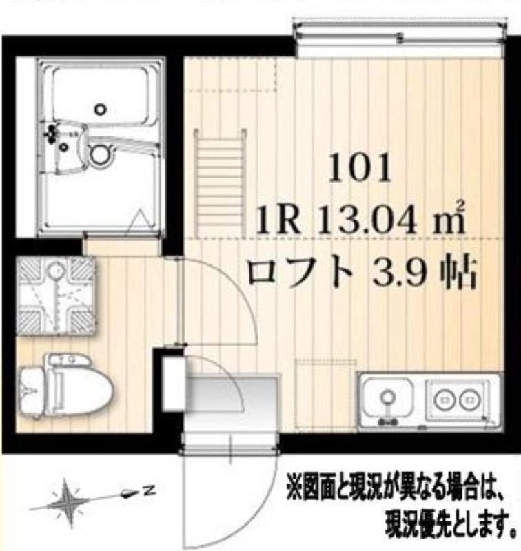 AZEST-RENT羽田12(ワンルーム/1階)の間取り写真