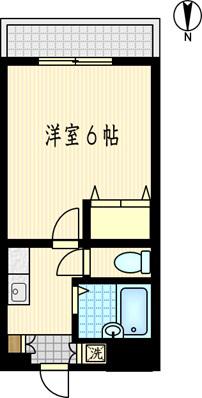 日進アーバン(1K/3階)の間取り写真