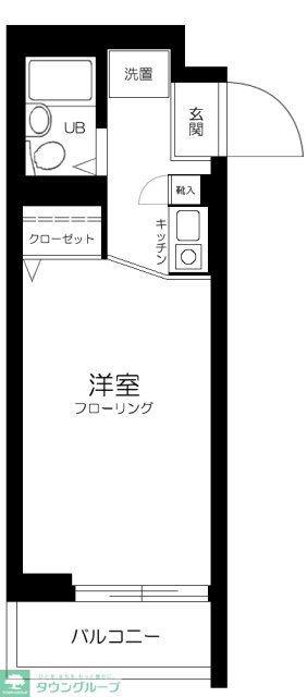 ソアール豊島園(1K/3階)の間取り写真