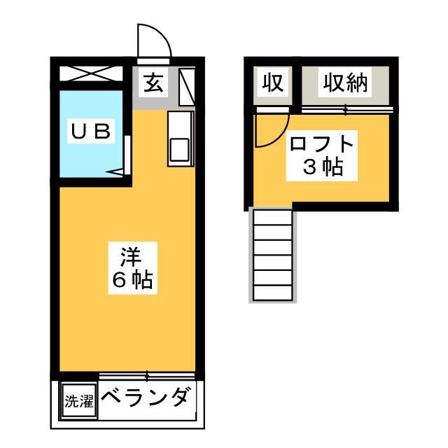 ソフィアコート(ワンルーム/1階)の間取り写真