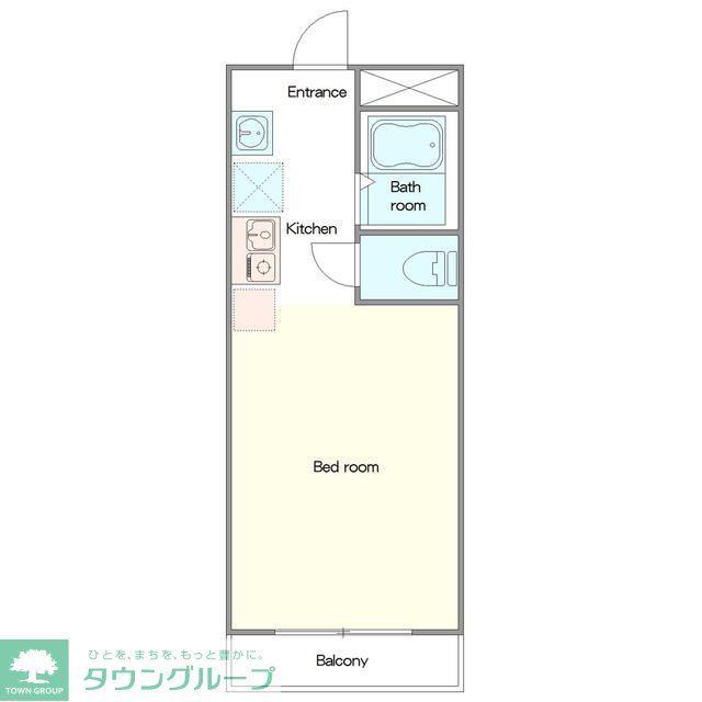 REZET高島平(ワンルーム/2階)の間取り写真
