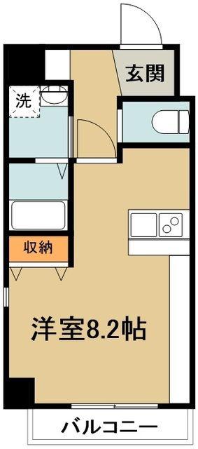 KONOMI ICHIBANKAN(ワンルーム/9階)の間取り写真
