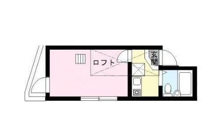 VILLE赤羽(1K/3階)の間取り写真