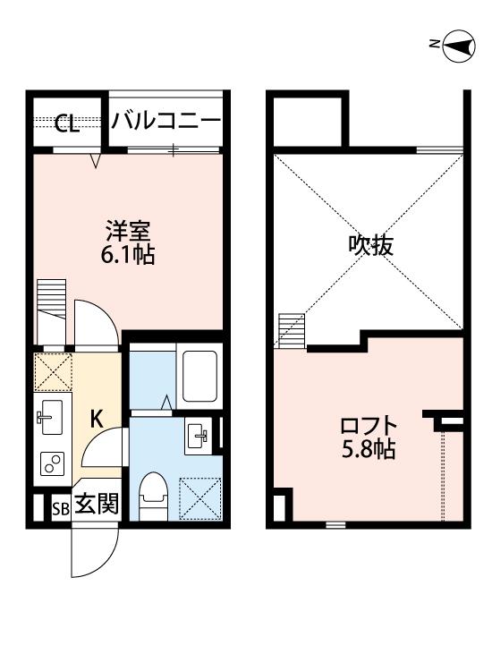 MAISON TSURUHASHI(1K/1階)の間取り写真