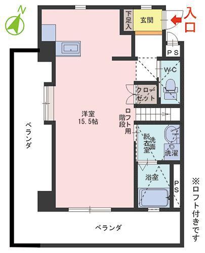 グランフォーレ文京(ワンルーム/7階)の間取り写真