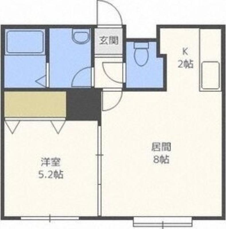 MIU・CO・BLD・06(1LDK/2階)の間取り写真