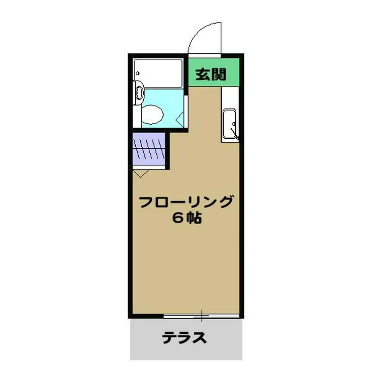 コーポハナブサ 2階階 間取り
