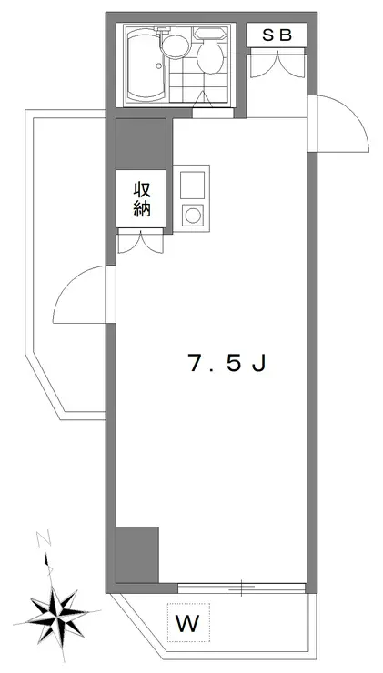 エトワール明神町 3階階 間取り