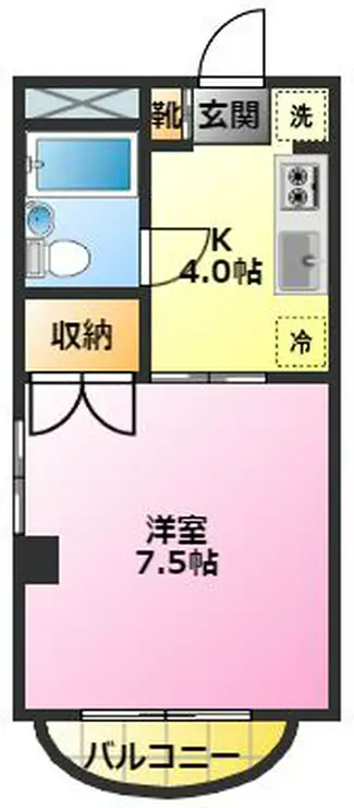 エンゼルモトスミ 3階階 間取り