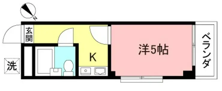 グリーンヒルズ 2階階 間取り