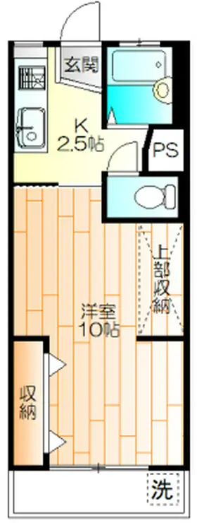 日吉第1コーポ 3階階 間取り
