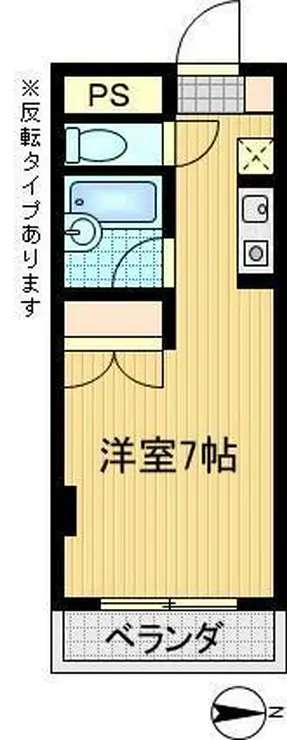 メゾンジョシア 3階階 間取り