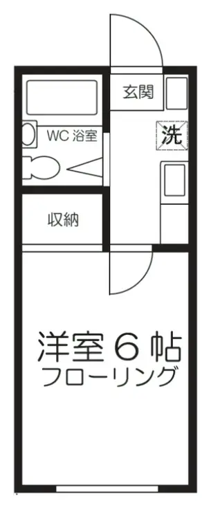 グリーンヒル西村 2階階 間取り