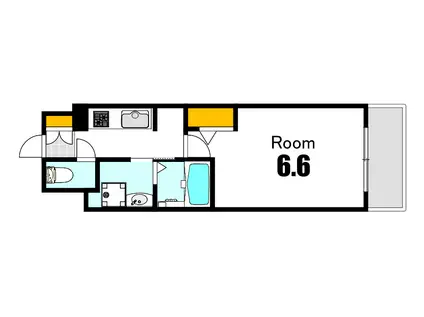 S-RESIDENCE国泰寺町一丁目(1K/3階)の間取り写真