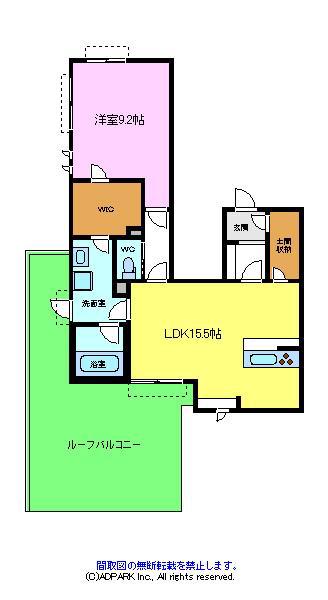 ファイブコートプレミアム中百舌鳥(1LDK/4階)の間取り写真