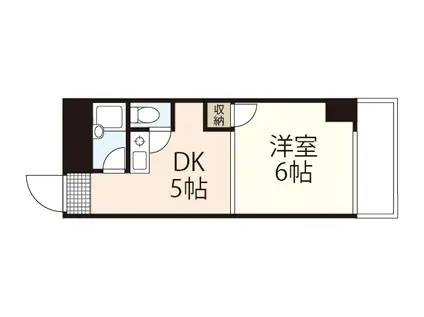 MY LITTLE MAISON(1DK/5階)の間取り写真