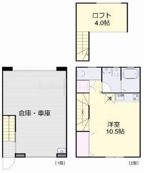 OHDARA BASE(ワンルーム/1階)の間取り写真