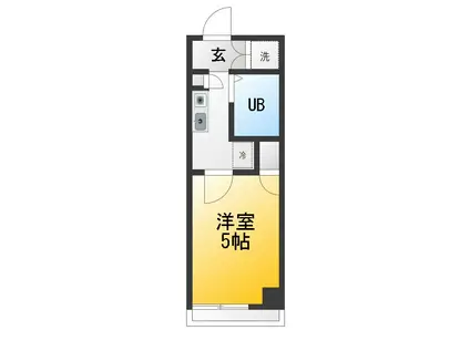 ワコーレ東村山(1K/4階)の間取り写真