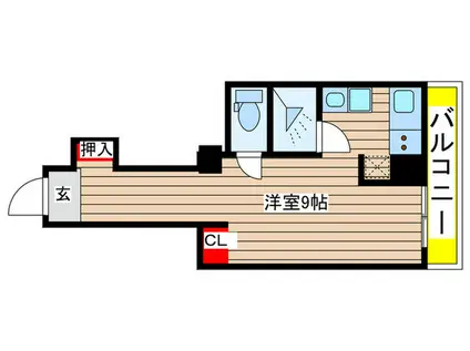 チサンマンション桜通久屋(ワンルーム/6階)の間取り写真
