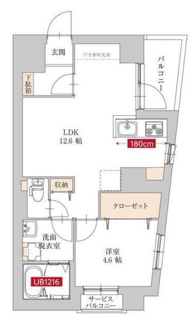 MAHOROBA(1LDK/3階)の間取り写真