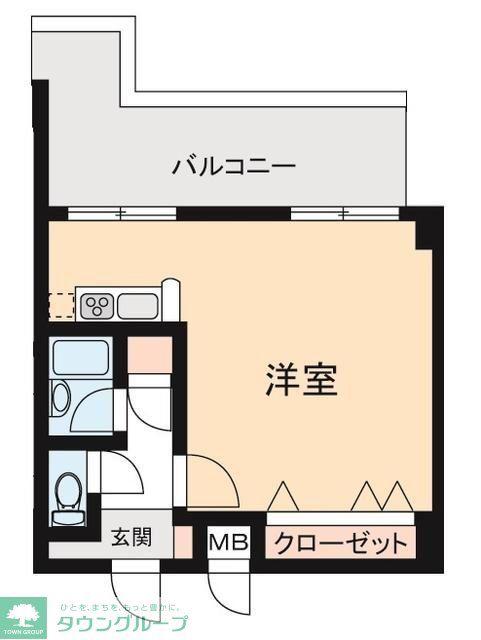 エコロジー高井戸プロセンチュリー(1K/4階)の間取り写真
