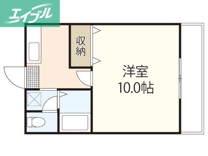 第2グレーストミ21(1K/3階)の間取り写真