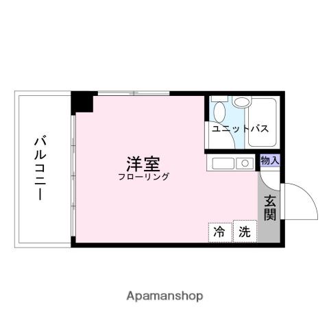 藤が丘エクセレンス(ワンルーム/2階)の間取り写真