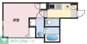 リアル久里浜パークテラス(1K/3階)の間取り写真