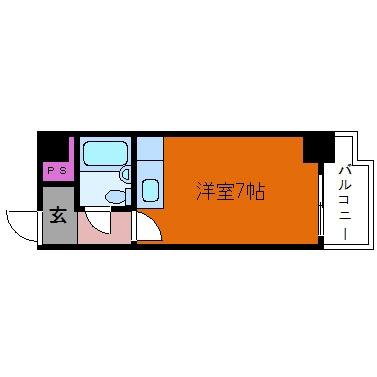 マッセ新大阪レジデンス5号館(ワンルーム/3階)の間取り写真