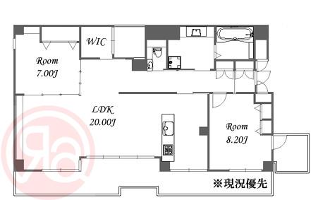 BELLE VOGUE KITAHORIE(2LDK/3階)の間取り写真