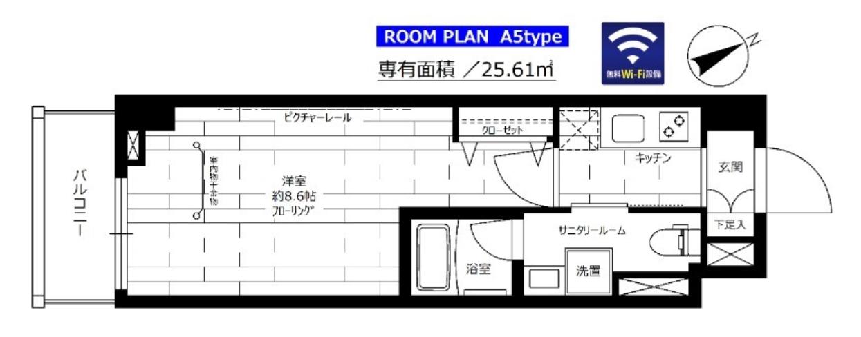ステージファースト成増(1K/2階)の間取り写真