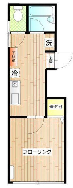 ST三ッ沢ビル(1K/3階)の間取り写真