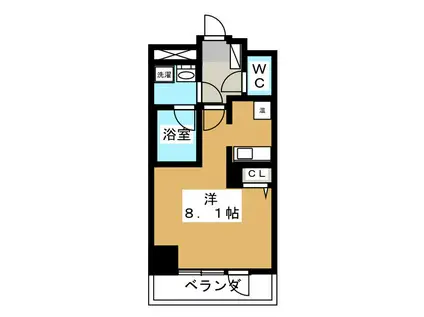 LAGUNA COURT(ワンルーム/5階)の間取り写真