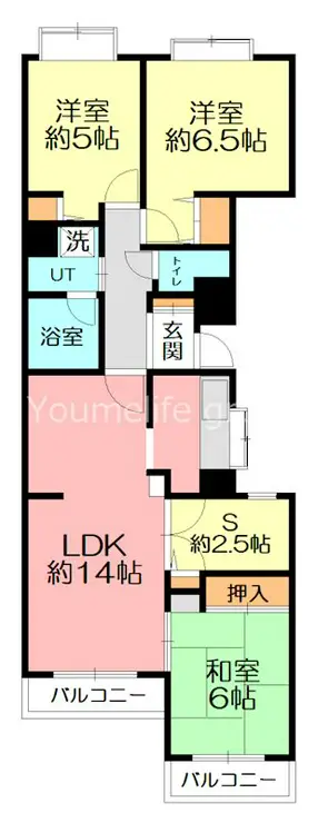 クリオ鎌倉笛田 3階階 間取り