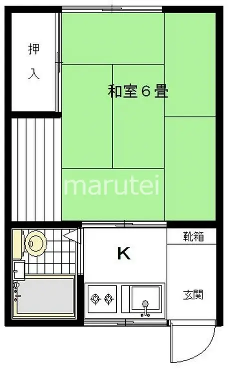 持田荘 2階階 間取り