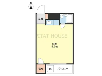 フォレストコート和歌浦東(ワンルーム/1階)の間取り写真