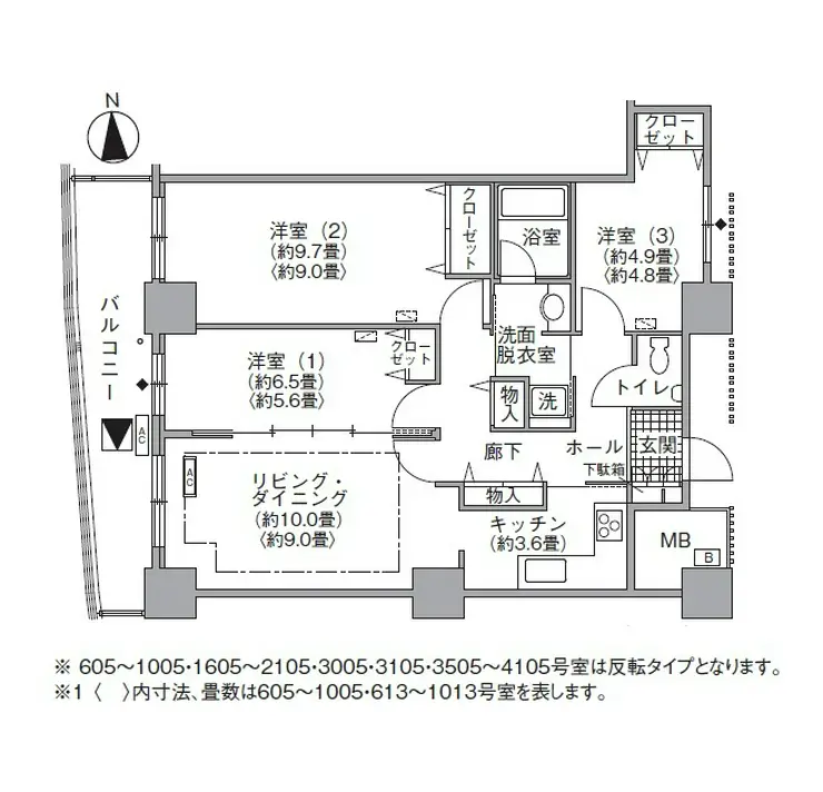 アクティ汐留 16階階 間取り