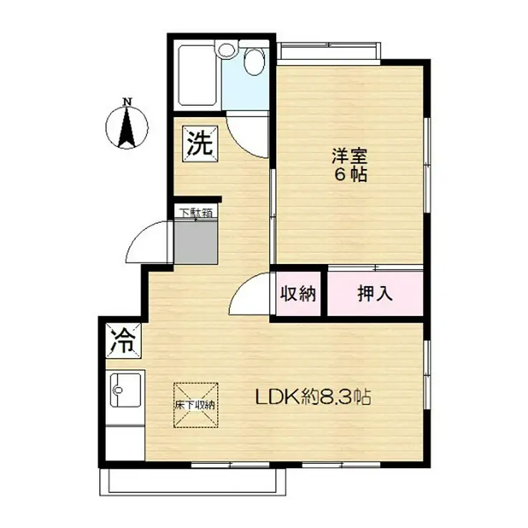 大泉常盤ハイツ 1階階 間取り