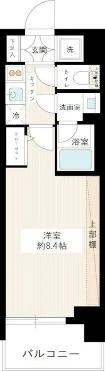 フュージョナル王子HY’s 14階階 間取り