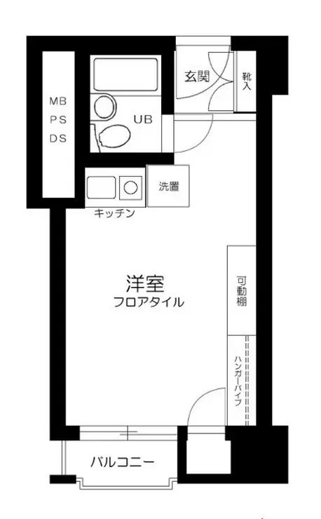 シャルマン文京千駄木 7階階 間取り