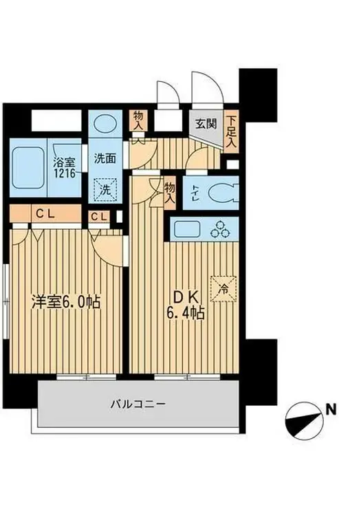 ラポール三田 9階階 間取り