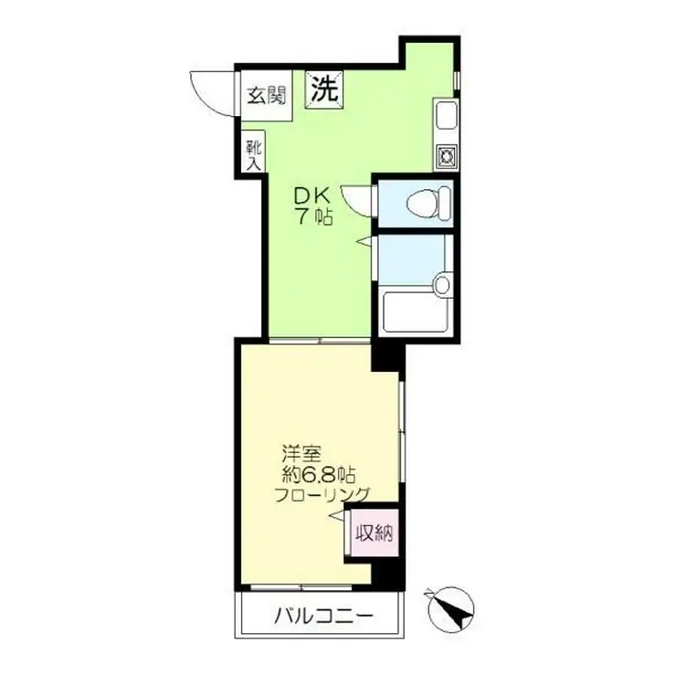 山岸ビル 2階階 間取り