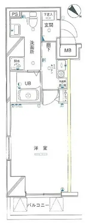 グリフィン横浜・反町公園 8階階 間取り
