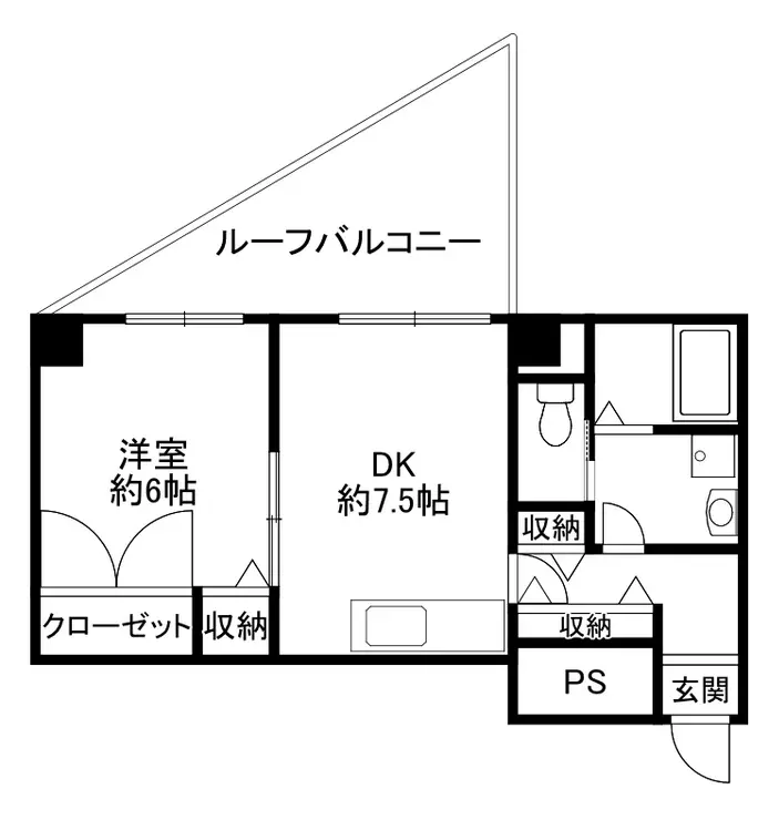 グランドゥール池田 3階階 間取り